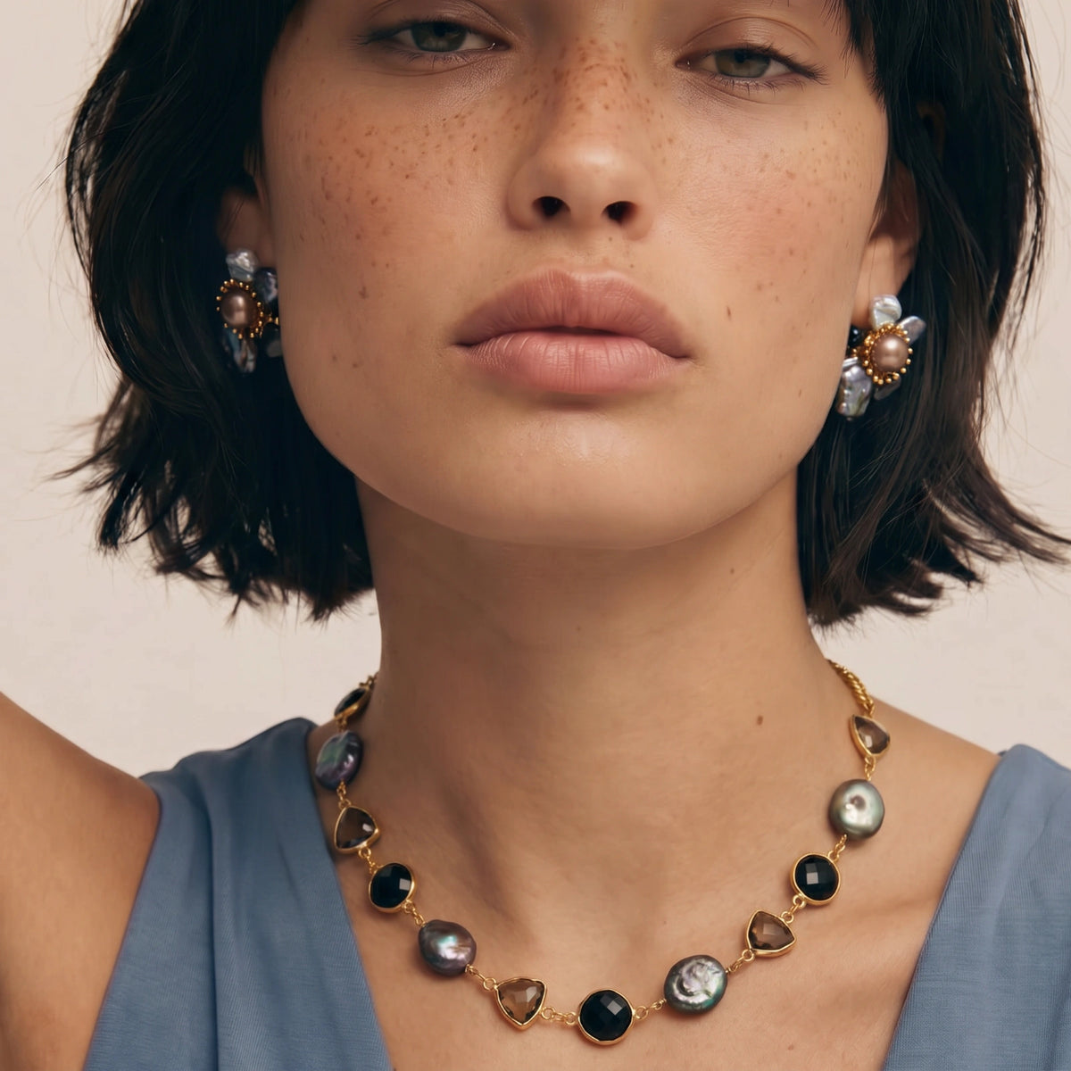 Midnight Baroque Necklace